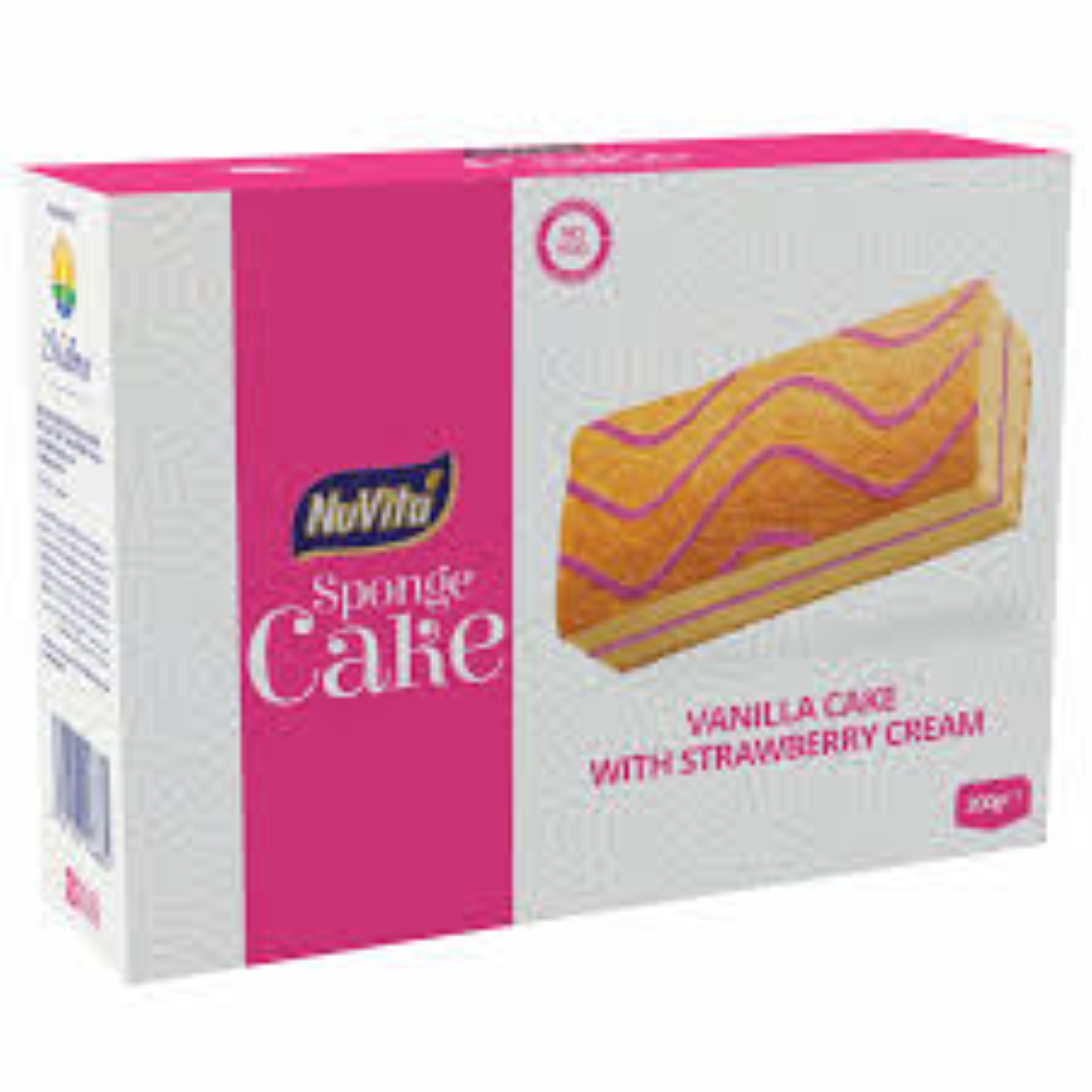 NUVITA VANILLA CAKE WITH STRAWBERRY 36G